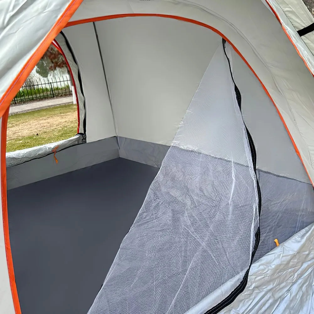 Tenda automatica a doppio tocco, tenda impermeabile con tetto, rifugio per pesci da spiaggia all'aperto, apertura rapida, set da campeggio per due persone