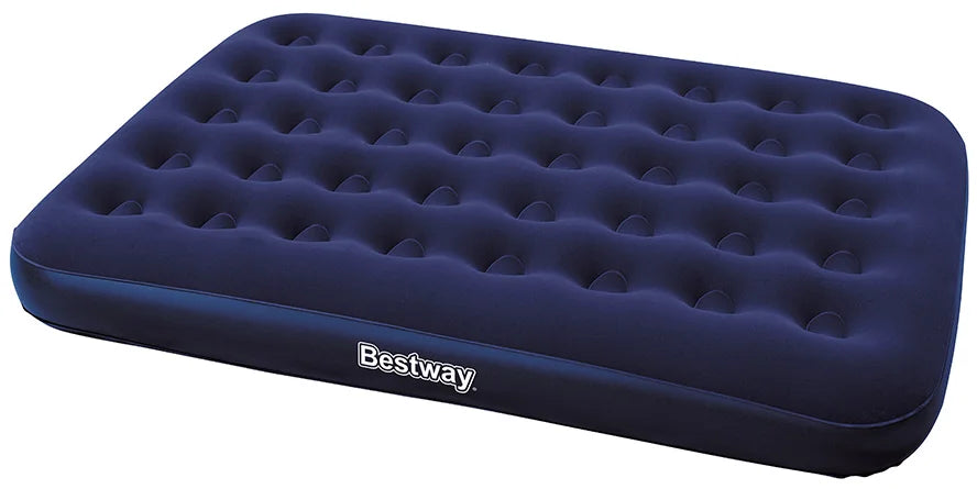 Bestway 67003 Materasso Gonfiabile Flockato Queen Size 203*152*22 cm per Viaggio e Campeggio