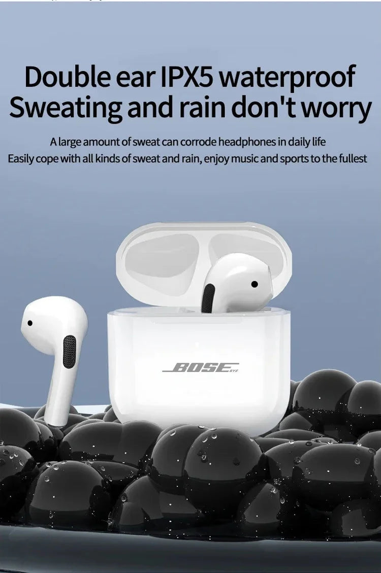 Cuffie Originali Ari Pro 2 True Wireless con Suono Stereo, Cuffie Bluetooth 5.0 Sportive con Microfono per Android e iOS.