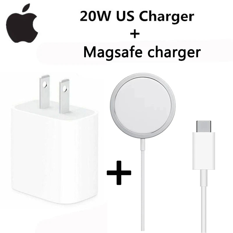 Adattatore di Alimentazione USB-C Originale da 20W per iPhone 16 15 14 13 Mini Pro Max, Caricabatterie rapido Type C per Apple, Cavo per iPhone X 11 12 Plus.