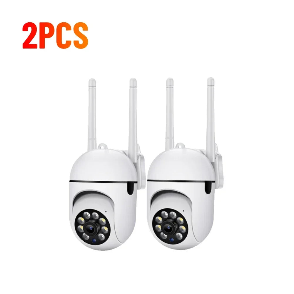 Telecamera 2.4G 1080P Wifi, videosorveglianza IP, monitor di protezione per esterni, zoom 4.0X, allarme a tracciamento wireless per la casa, impermeabile