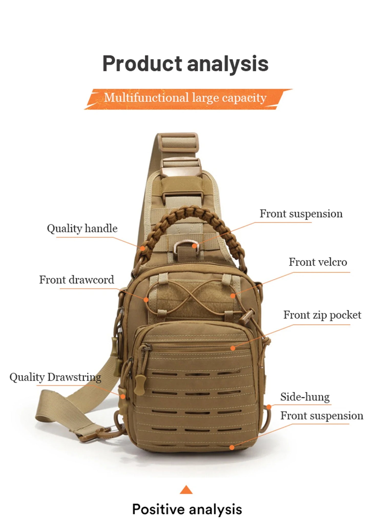 Zaino Militare Tattico da Uomo, Zaino Outdoor Impermeabile per Campeggio, Caccia, Trekking, Sport, Zaino Softback, Grande Capacità, Zaino Molle da Esercito.