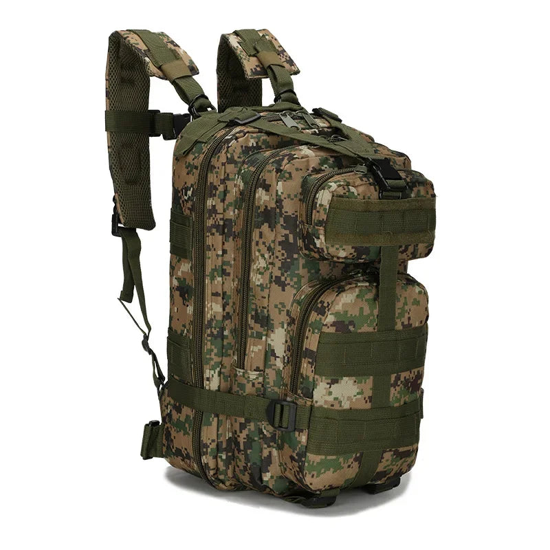 Zaino Tattico Outdoor 3P 30L, Borsa per Primo Soccorso, Sport, Trekking, Escursionismo, Campeggio, Caccia, Zaino da Alpinismo, Equitazione, Allenamento.