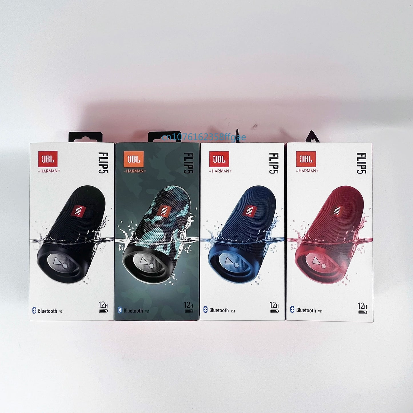 Speaker Bluetooth JBL Flip 5, Mini Portatile, Impermeabile, Wireless, BT, Speaker Stereo Bass, per Musica, Outdoor, Viaggi e Feste.