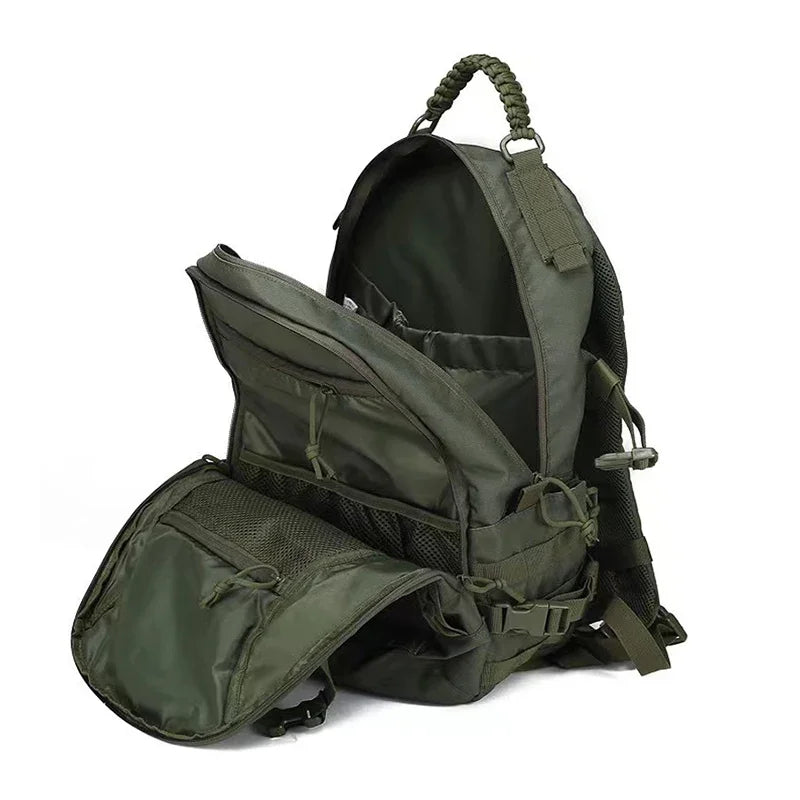 Zaino Militare Tattico da Uomo, Zaino Outdoor Impermeabile per Campeggio, Caccia, Trekking, Sport, Zaino Softback, Grande Capacità, Zaino Molle da Esercito.