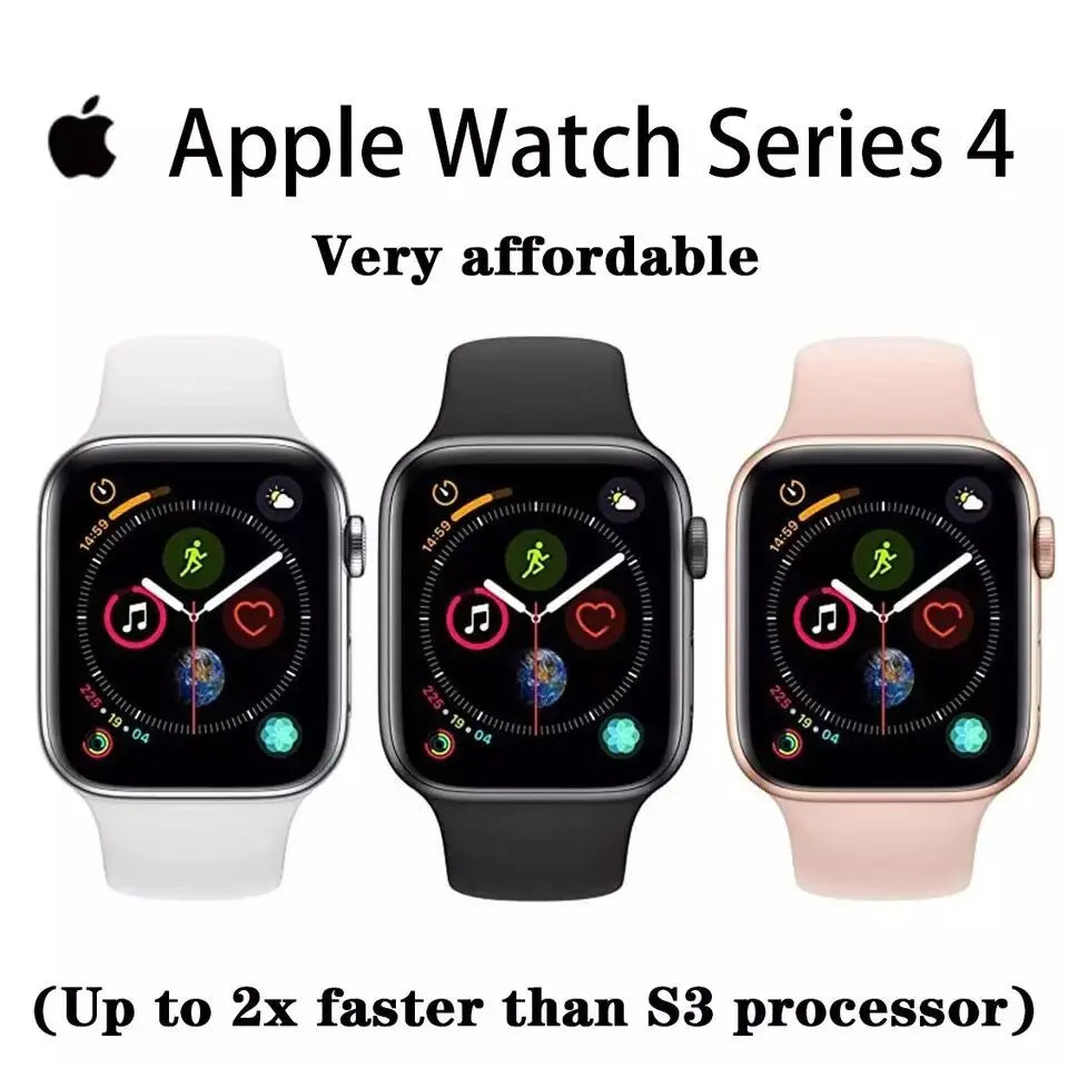 Apple Watch Series 4 100% Originale Smartwatch 40MM/44MM GPS in Alluminio con Cinturino Sport (Rinnovato) In Super Offerta.