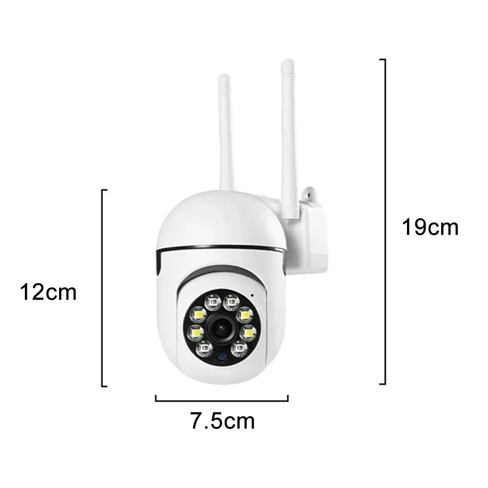 Telecamera 2.4G 1080P Wifi, videosorveglianza IP, monitor di protezione per esterni, zoom 4.0X, allarme a tracciamento wireless per la casa, impermeabile